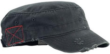 Cotton Distressed Washed Cadet Cap