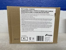 Kidde P3010K-CO Smoke & Carbon Monoxide Detector Alarm 10Yr Battery 4 Pack Box