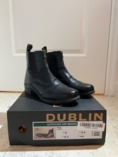 Dublin Altitude Zip Paddock Boots Women  s Size 9 Color: Black, lightly used