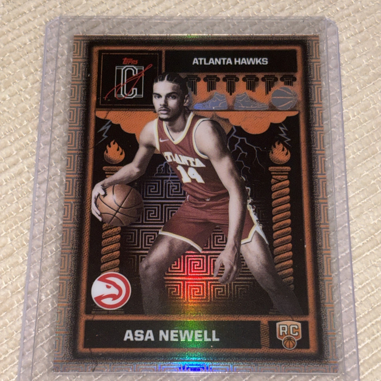 2025 2025-26 Topps Signature Class Asa Newell ODYSSEY Insert RC #19 CASE HIT SP