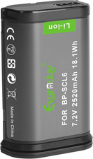 BP-SCL6 Battery for Leica Q2, Q3, SL2, SL2S Pn:Leica 19 531, LC-SCL6 2520Mah / 7