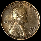 1932-D Lincoln Wheat Cent Woody Error Reverse Penny Coin Lot D1-31 Nice Grade — photo 3