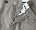 LAUREN RALPH LAUREN Pants Mens 36x32 Gray Pleated Cuffed Dress Slacks Stretch — photo 3