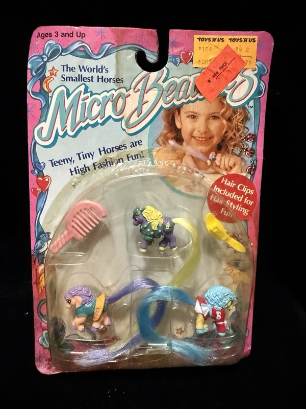 MICRO BEAUTIES Teeny Tiny Horses Vintage 1989 Multi Toys Corp Original Packaging