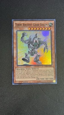 Toon Ancient Gear Golem - DRL2-EN022 - Super Rare - 1st Edition