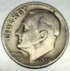 1950-S Roosevelt Dime Circulated Condition 90% Silver Better Date US Coin- 3454