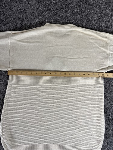 Vintage Fieldmaster Opa Strick Pullover M Rundhals bestickt Ente 90er USA - Bild 6 von 6