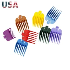 8PCS Universal Hair Clipper Limit Comb Trimmer Guard Combs Accessory For WAHL H