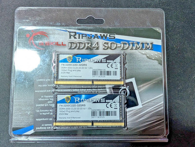 Notebook RAM G. SKILL Ripjaws 16GB (2x16GB) DDR4-3200 SO-DIMM 260-PIN NEU##OVP##