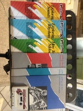 Lot Of 6 Realistic Getting Started Electronic Keyboard Books and Cassette Tape