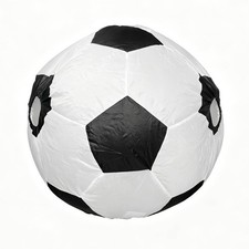 Aufblasbares Fußball-Kostüm auffällig Kostüm als Fußball riesig für Mottoparty