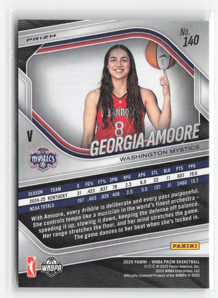 2025 Panini Prizm WNBA #140 Georgia Amoore Green Prizms | eBay