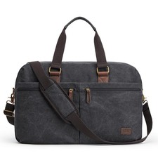 Expandable Duffle Bag for Travel 33L 50L Canvas Weekender Overnight Bags Men ...