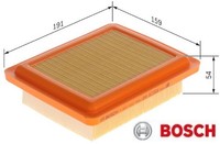 Bosch 1457433554 Luftfilter Luftfiltereinsatz FüR Suzuki