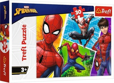 TREFL,30 Piece Puzzle MARVEL - SPIDERMAN and MIGUEL, , TRF18242