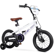 14-16 Inch Kids Bike for Ages 3–8, Boys and Girls Bicycle with Removable Trainin