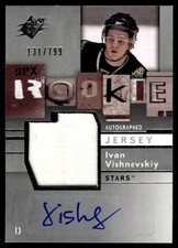 2009-10 SPx Rookie Jersey Ivan Vishnevskiy RC Auto 131/799 #156