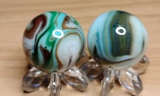 .80"-.75" JABO/D.A.S. MARBLES LOT X2 NM