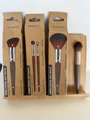 Jean Louis David Powder Angled Contour  Blush Eyeshadow Makeup Brush Set 5