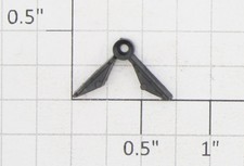 Roundhouse 70203 HO Black Plastic Number Board (24)