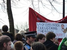 Photo A3 Why did Nick Clegg cross the road? Sheffield/SK3587 Because he c2011