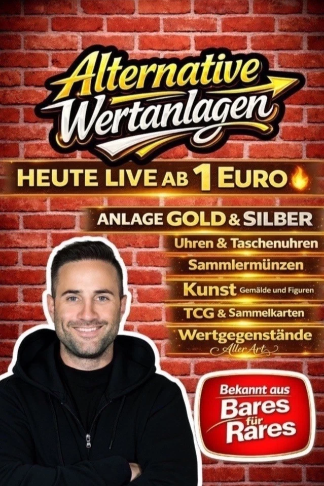 Mit  "BARES für RARES" Händler David: Silber & Gold, Münzen, Schmuck etc.