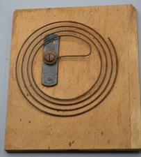 Vintage Cuckoo Clock Back Door w/ Gong - Approx. Size 4 5/8"  X  5 5/8"