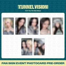 [PreSale] ITZY 11th Mini Album TUNNEL VISION MakeStar VideoCall Photocard
