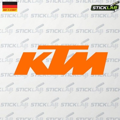 KTM Motocross Racing Sticker Orange Motorrad Bike Aufkleber Wetterfest Car Stick