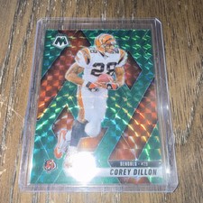 Panini Mosaic 2025 Corey Dillon #158 Green Mosaic Prizm Cincinnati Bengals NFL
