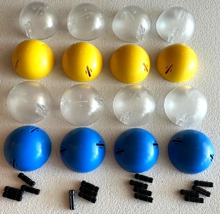 LEGO Ideas Vending Machine Balls 21358 Yellow Blue Trans-Cle