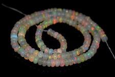 Ethiopian Welo Opal Beads 5-6 mm Natural Opal Gemstone Bead 16 Inch Strand