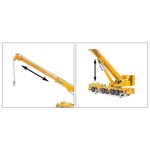 Siku 1/87 Liebherr Mobile Crane with Telescoping and Pivoting Crane Siku-1886 - Picture 3 of 6
