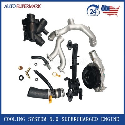 Cooling System Replace Upgrade Kit 5.0L V8 Supercharged Engine Jaguar Land Rover