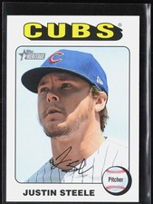 2024 Topps Heritage #278 Justin Steele White Border