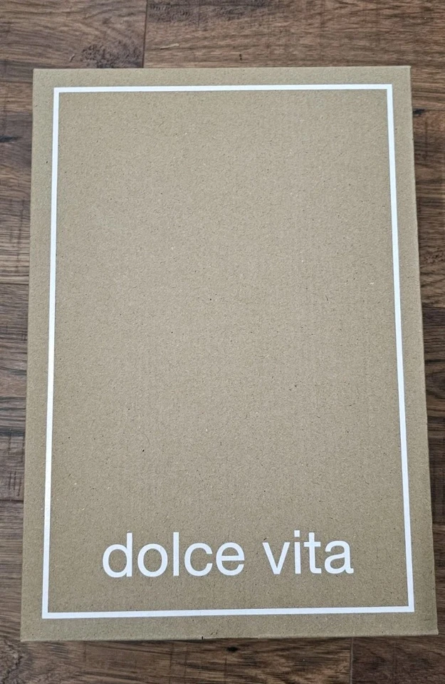 Dolce Vita Mujer Aviso Mula Slide Tenis Azul Floral Cuero Nuevo Talla 8 Nuevo en Caja Foto 3 de 4