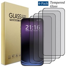 4-Pack For Apple iPhone 17 Pro Max/17/Air/17e HD Tempered Glass Screen Protector