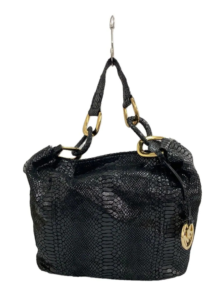 MICHAEL KORS Python Pattern Logo Strap Rusted Han… - image 1