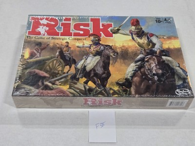 #ad Hasbro Risk Board Game Of Strategic Conquest NEW Plastic Tear See Pictures F38 $12.79