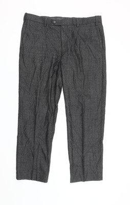 Marks and Spencer Anzughose Herren Grau 36 Regular