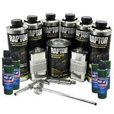 Raptor Urethane Spray Truck Bed Liner Kit with Spray Gun 6L ( Emerald Green )
