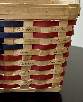 Longaberger Village 20th Century Basket 1st Edition 1997 Box 12 Signatures *RARE