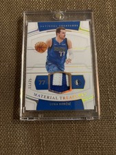 Luka Doncic Game Worn Jersey Patch Card