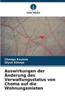 Chongo Kaulule (U. A.) | Auswirkungen Der ÄNderung Des Verwaltungsstatus Von...