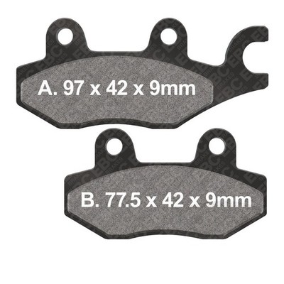 EBC Bremsbeläge SFAHH vorne SFA197HH 1 Pa Keeway Silver Blade 125 2012-2016