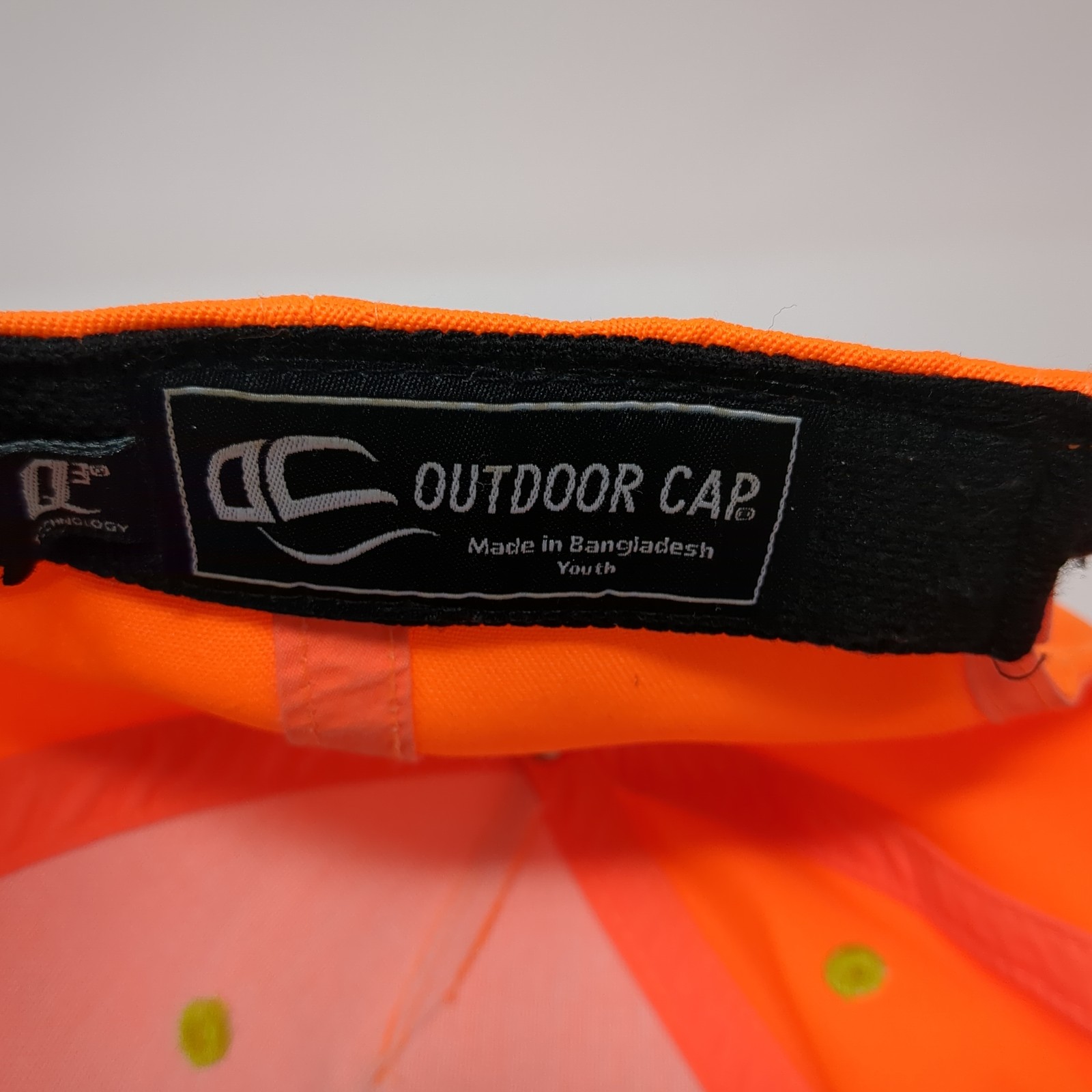 Smith & Wesson Strapback Baseball Cap Orange One … - image 9