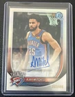 2025-26 Bowman Ajay Mitchell #BCA-AL Chrome Auto Refractor 392/499 Thunder