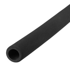 2 Pack 21mm ID x 5mm T 19.5" Black Foam Grip Wrap Closed Cell Tubing Non-slip