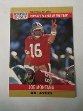 1990 joe montana 1989 Player Of The Year 