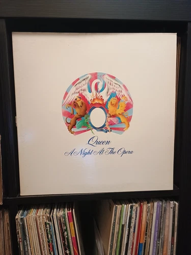 Queen - A Night At The Opera BLACK VINYL LP  Original PRC-W Press Play Graded!!